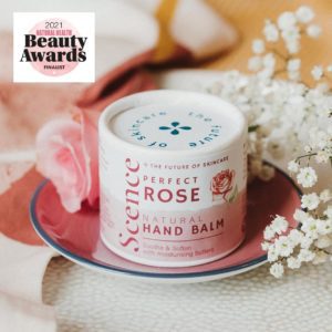 natural rose hand balm