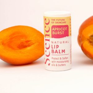 apricot burst in front of apricot halves