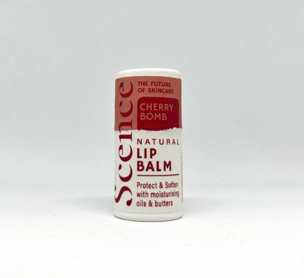 natural lip balm, cherry bomb flavour