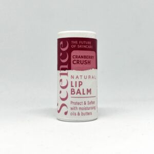 natural lip balm, cranberry crush flavour